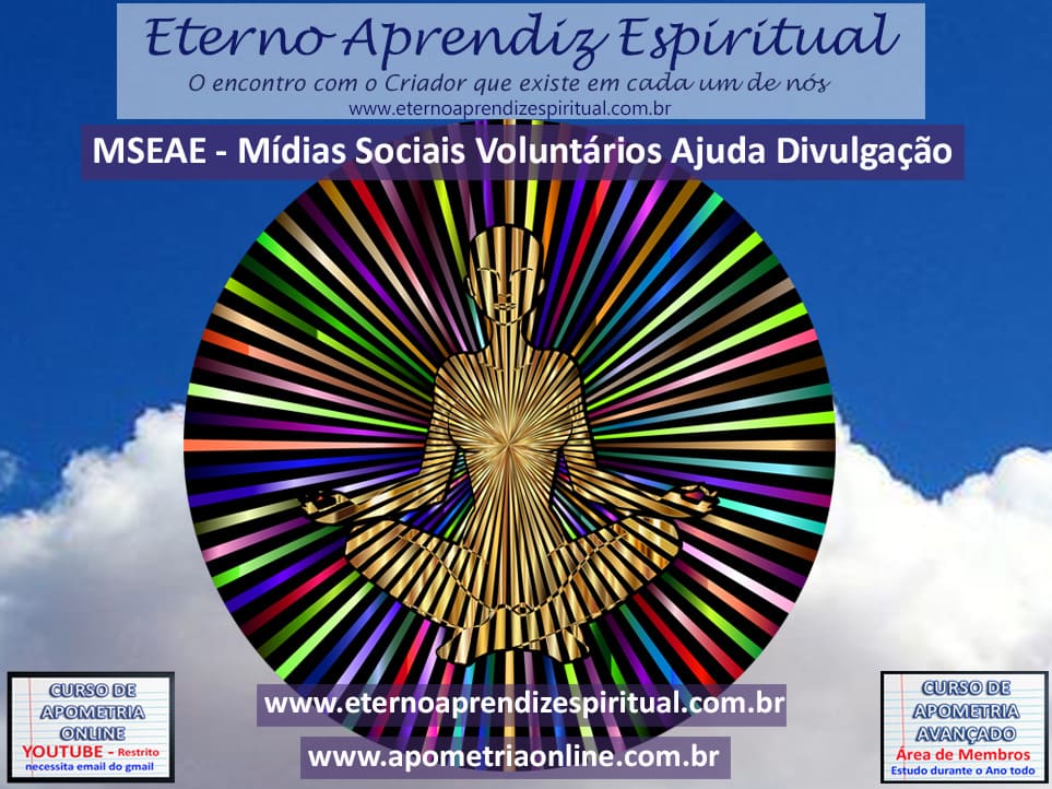 MSEAE - Mídias Sociais Voluntários Ajuda Divulgação EAE